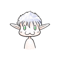 FlameTheElf pixel look dumb innocent Sticker