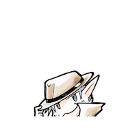 FlameTheElf pixel smart detective flametheelf Sticker