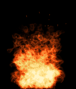 fire creating GIF