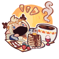 Breakfast Mealtime Sticker