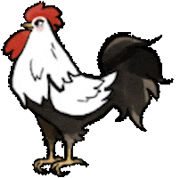 Chinese Zodiac Chicken Sticker by Sticky Brain Studios