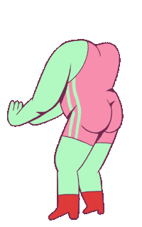 lucatoth dance party wow holiday Sticker