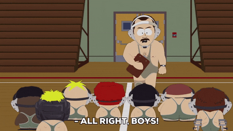 eric cartman wrestling GIF by South Park 