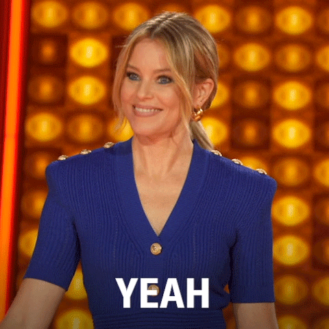 Happy Elizabeth Banks GIF by ABC Network