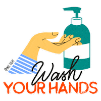 Wash Your Hands Love Sticker by ymi.today