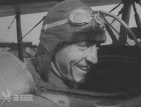 NationalWWIMuseum black and white military pilot aviation GIF