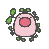Pink Sprout Sticker