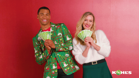 make it rain gifts GIF by Kohl's