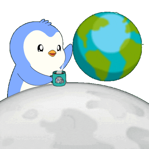 Good Morning Coffee Sticker by Pudgy Penguins