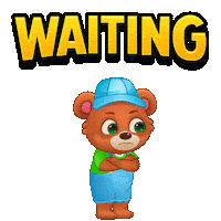 Sad Still Waiting Sticker by Lucas and Friends by RV AppStudios