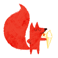 ice cream eating Sticker by Hachette Australia