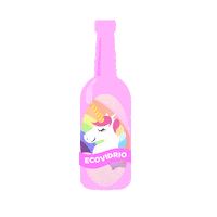 Arco Iris Botellas Sticker by Ecovidrio