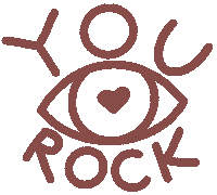 Omcakiom eye thankyou yourock omcakiom Sticker