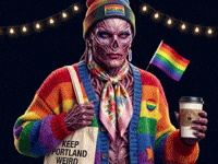 Stranger Things Coffee GIF