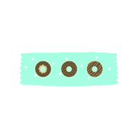 Illustration Donut Sticker
