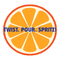 Cheers Orange Sticker by Spritz Del Conte