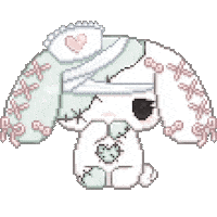 Pixel Pink Sticker