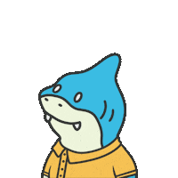 TheChummyFinClub fun crypto nft moon Sticker