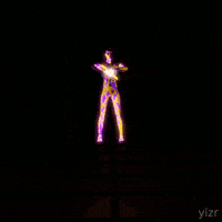 yizr art animation loop retro GIF