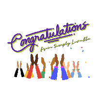 Congratulations Sticker by Simply Lovable