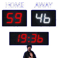 46 Away Sticker