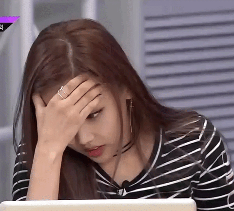 K Pop Facepalm GIF