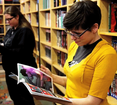 read she makes comics GIF by Geek & Sundry