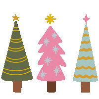Christmas Trees Sticker