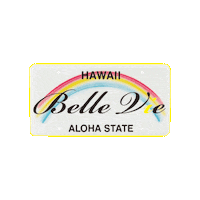 ベルヴィー Sticker by Belle Vie Hawaii