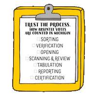 Voting Rights Michigan Sticker by Creative Courage