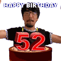 Happy 52 Sticker