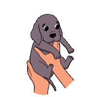 laencaladita love dog baby puppy Sticker