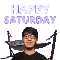 Happy Saturday Morning Sticker