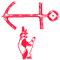 Hand Toss Sticker by Anchor Stone Productions