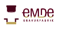 Blechfabrik metall gravieren emde Sticker