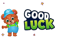 Best Wishes Good Luck Sticker by Lucas and Friends by RV AppStudios