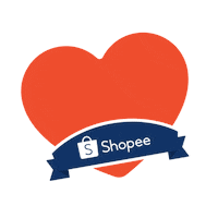 Heart Love Sticker by Shopee Polska