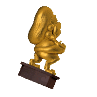 Cat Gold Sticker by PelaGatos