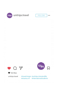 Unitripstravel instagram frame unitrips unitrip Sticker