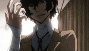oxo_raccoon bsd dazai bungo stray dogs osamu GIF
