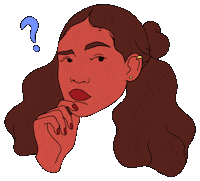 Surprise Thinking Sticker by Clémence Gouy