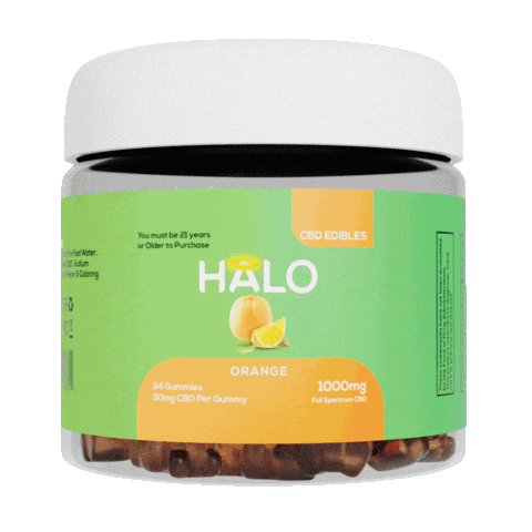 halocbd california cbd hemp cbd gummies Sticker