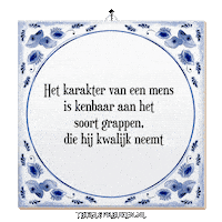 Humor Respect Sticker by Tegelspreuken.nl