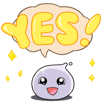 CloverStudios happy anime yes crypto GIF