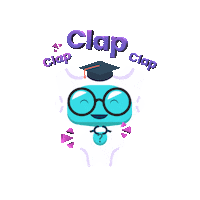 roboguru clap smart ruangguru tepuk tangan Sticker