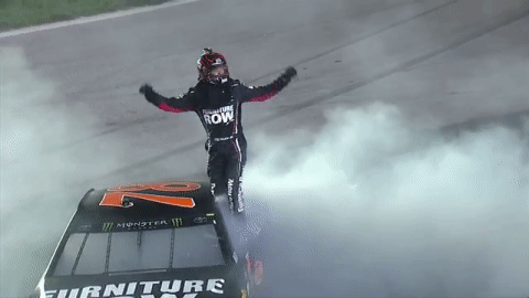 excited monster energy nascar cup series GIF by NASCAR