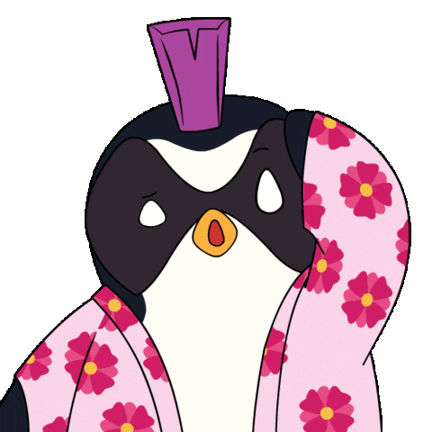 Confused Penguin Sticker by Pudgy Penguins
