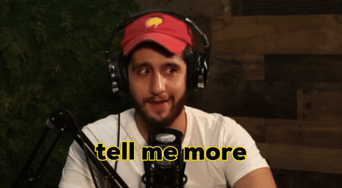 Podcast Tell Me More GIF by Wesam's World