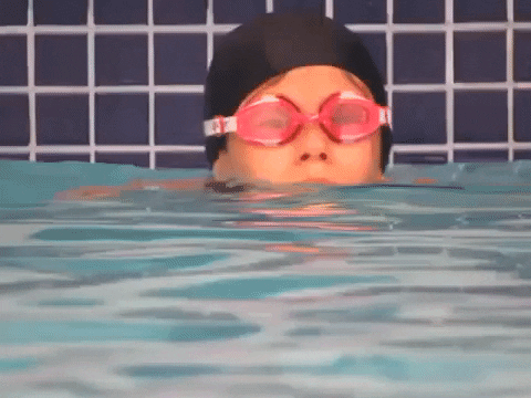 Bff Swimming GIF by GIF CHANNEL - GREENPLACE PARK