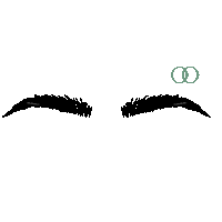 Eyebrow Sticker by roona indonesia